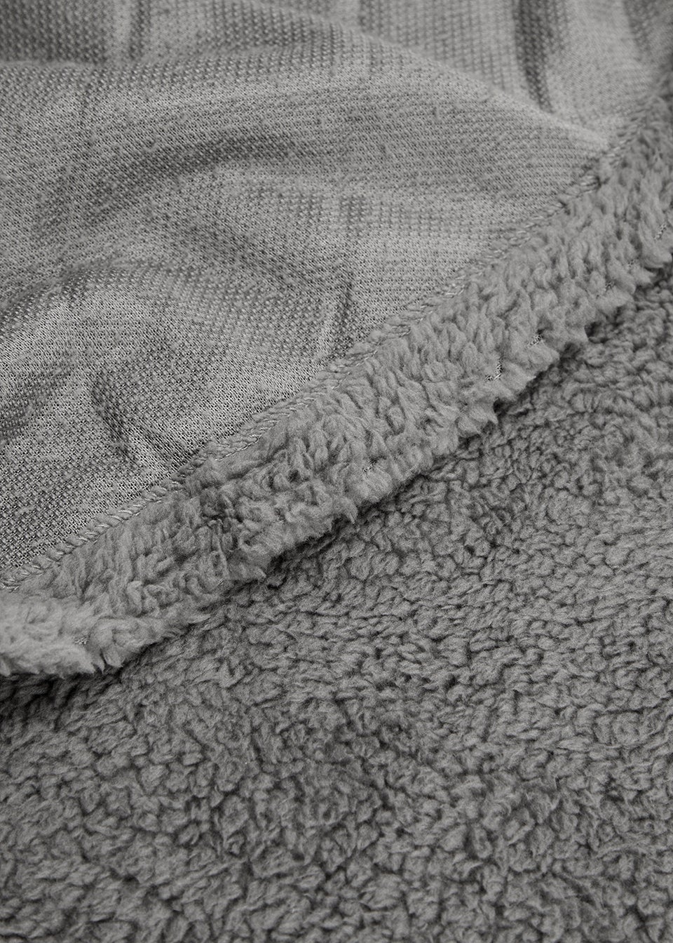 Grey teddy fitted best sale sheet