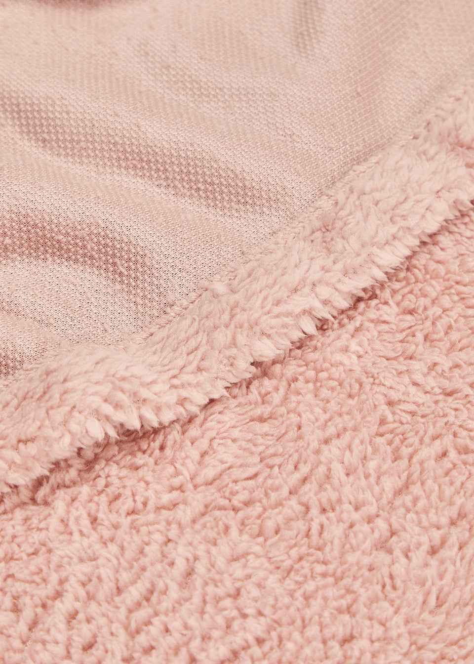 Pink Teddy Fleece Fitted Sheet