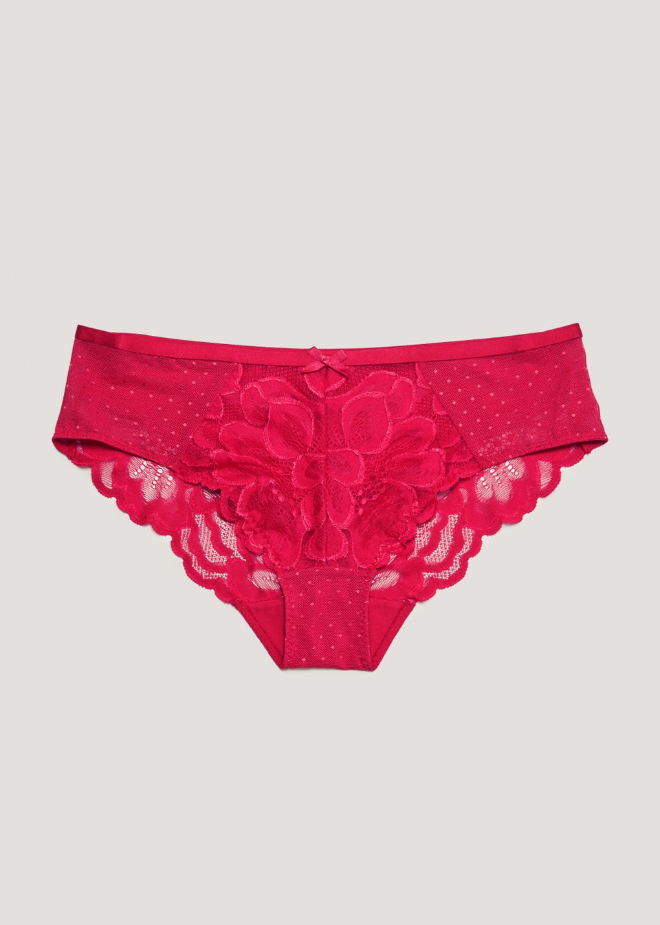 Red Floral Short Knickers - Matalan