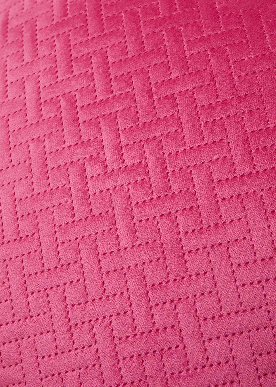Pink Pinsonic Velvet Cushion (43cm x 43cm)