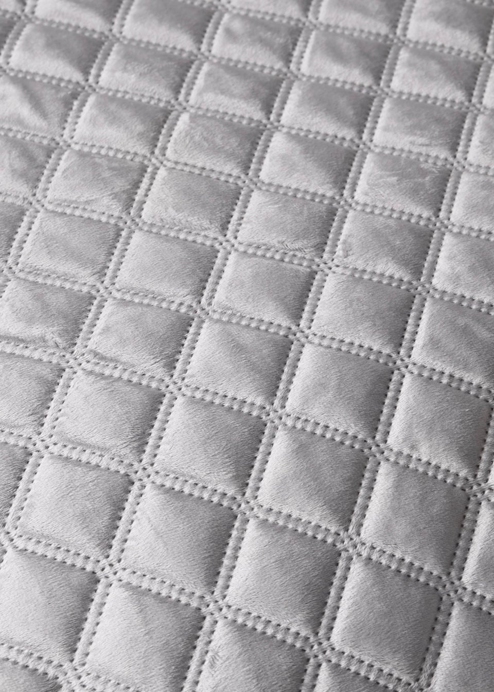 Grey Velvet Pinsonic Duvet Cover