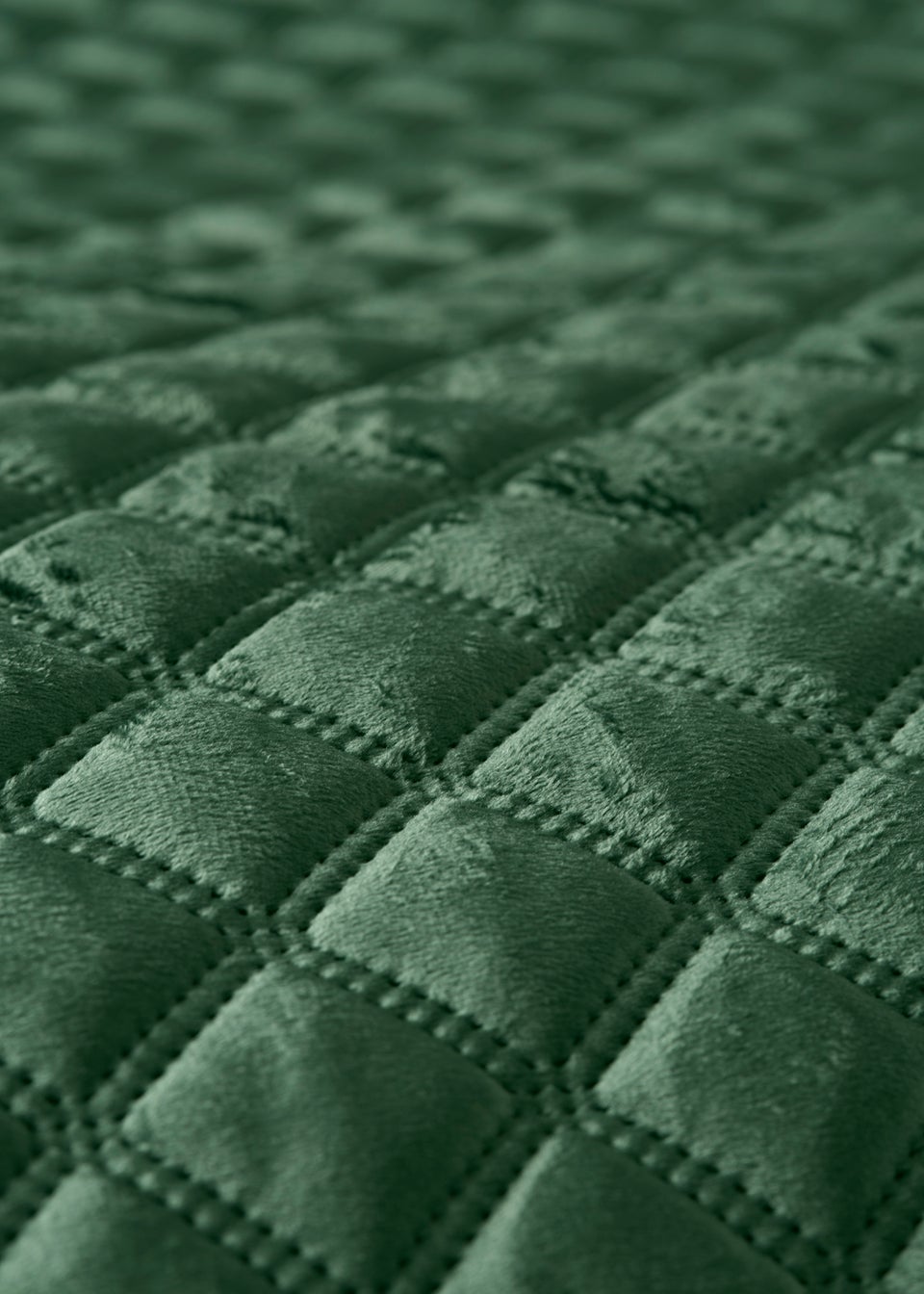 Green Velvet Pinsonic Duvet Cover