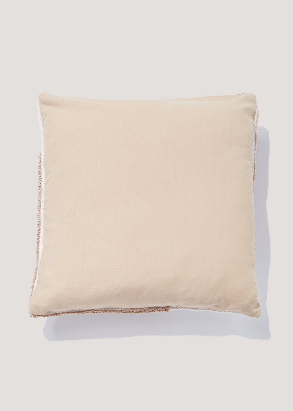 Natural Colour Block Woven Cushion (43cm x 43cm)