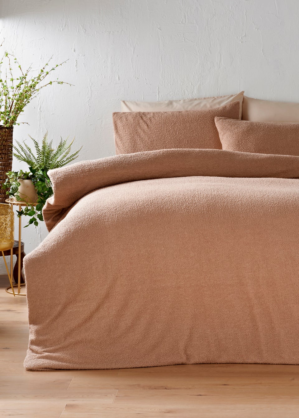 Natural Boucle Duvet Cover