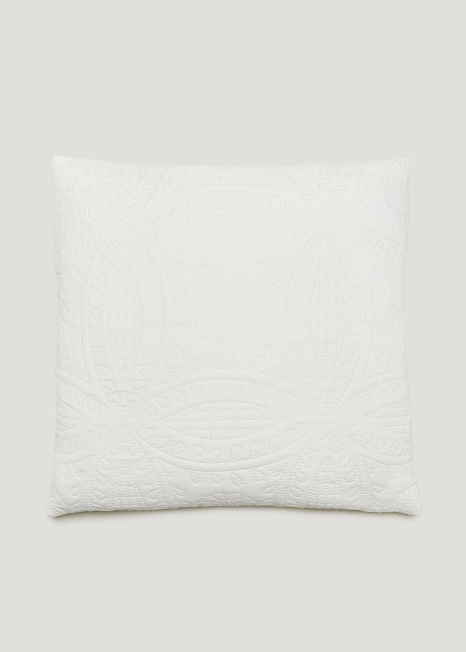 Ivory Pinsonic Cushion (40cm x 40cm) Matalan