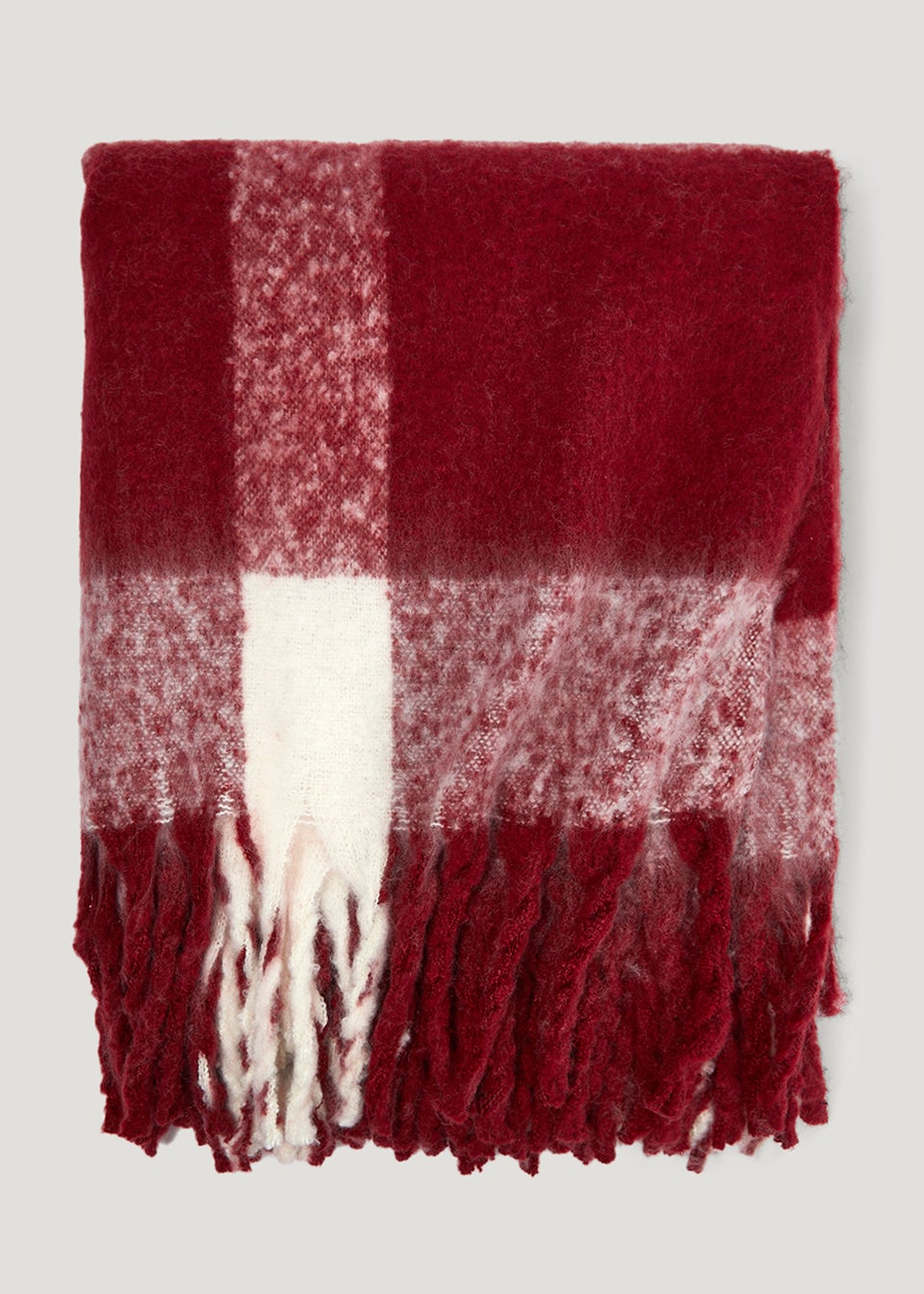 Cream throw matalan outlet