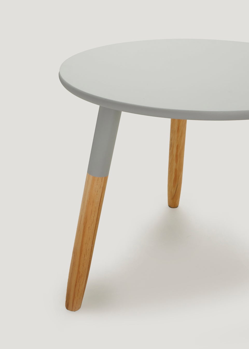 Grey Colour Block Side Table (48cm x 48cm)