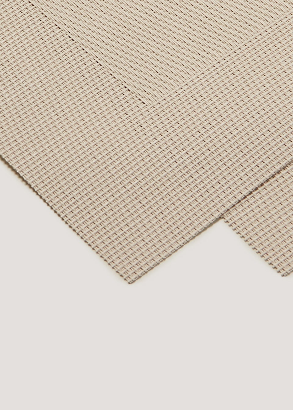 2 Pack Natural Woven PVC Placemats (45cm x 30cm)