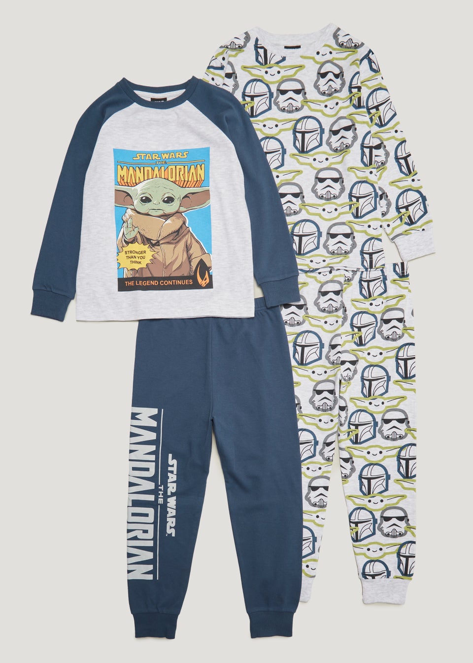 Kids 2 Pack Star Wars Mandalorian Pyjama Sets (4-13yrs)
