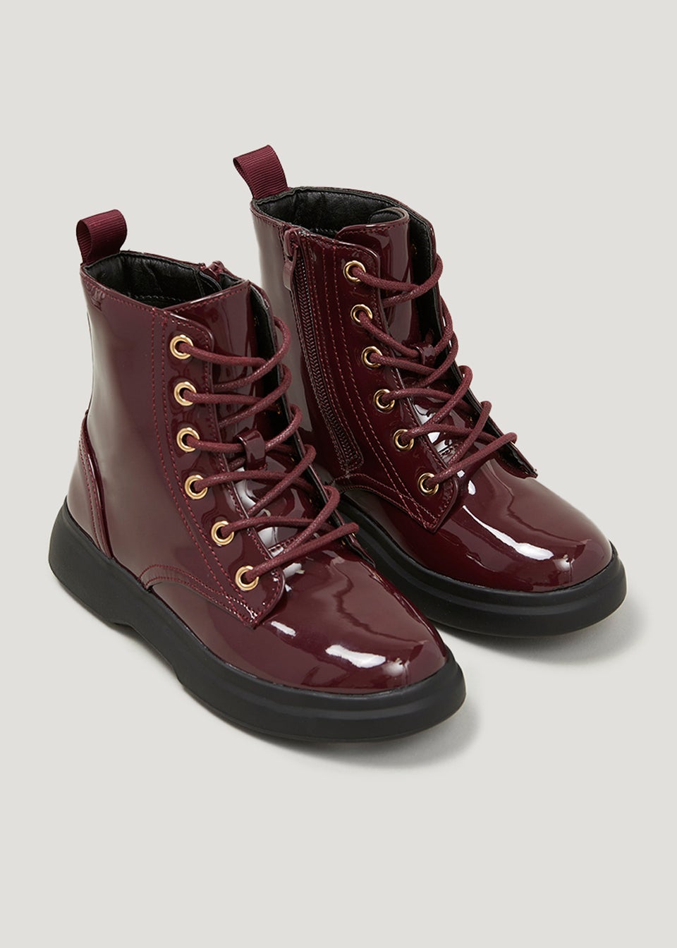 Matalan burgundy boots cheap