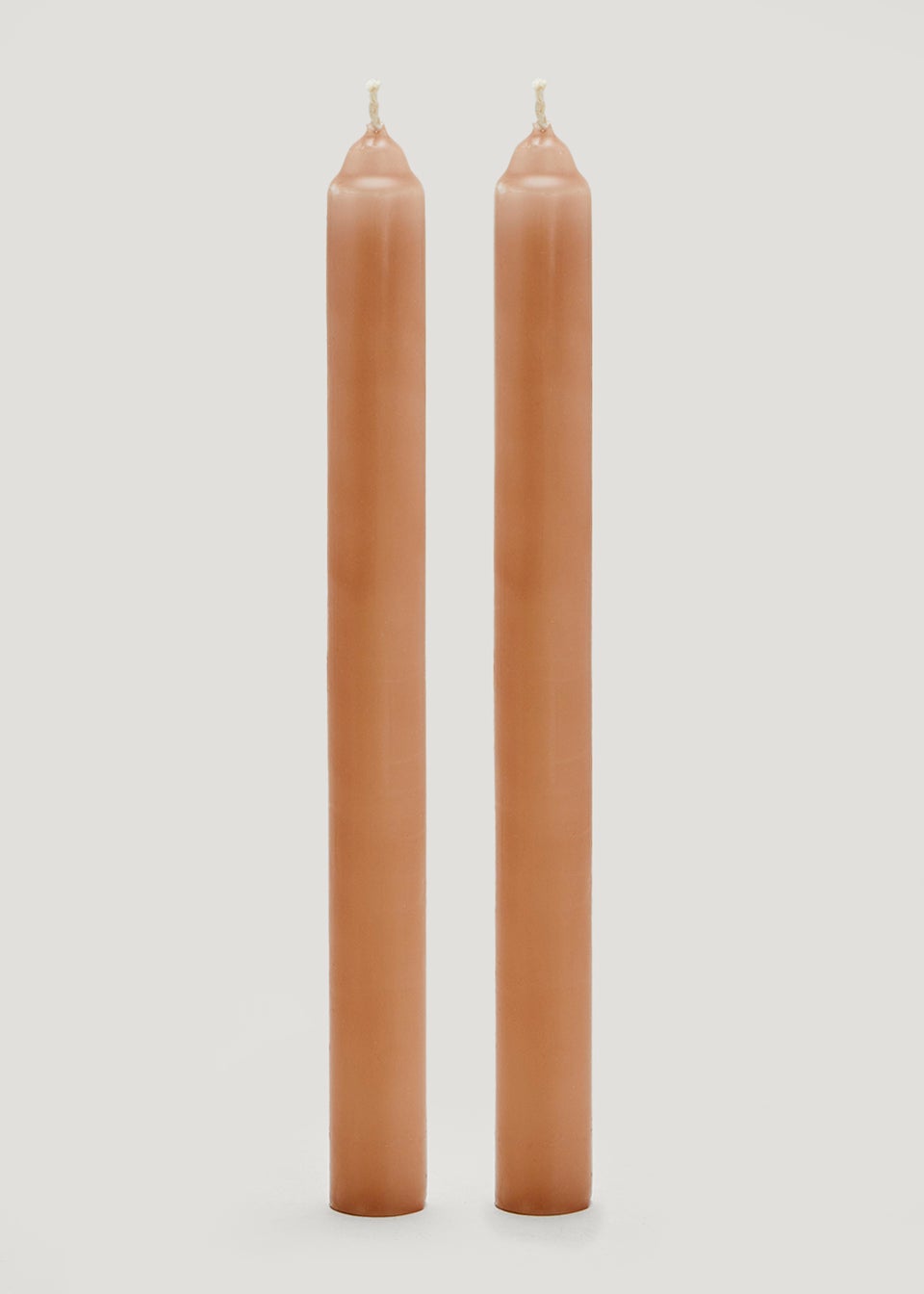2 Pack Amber Dinner Candles