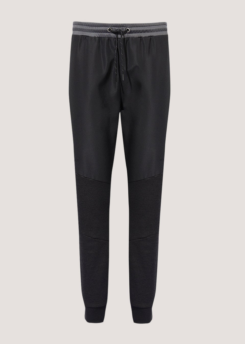 US Athletic Black Cuffed Joggers Matalan