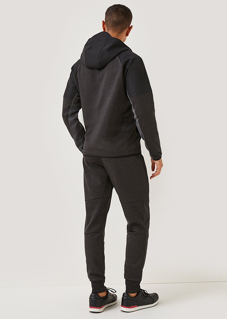 US Athletic Black Cuffed Joggers Matalan
