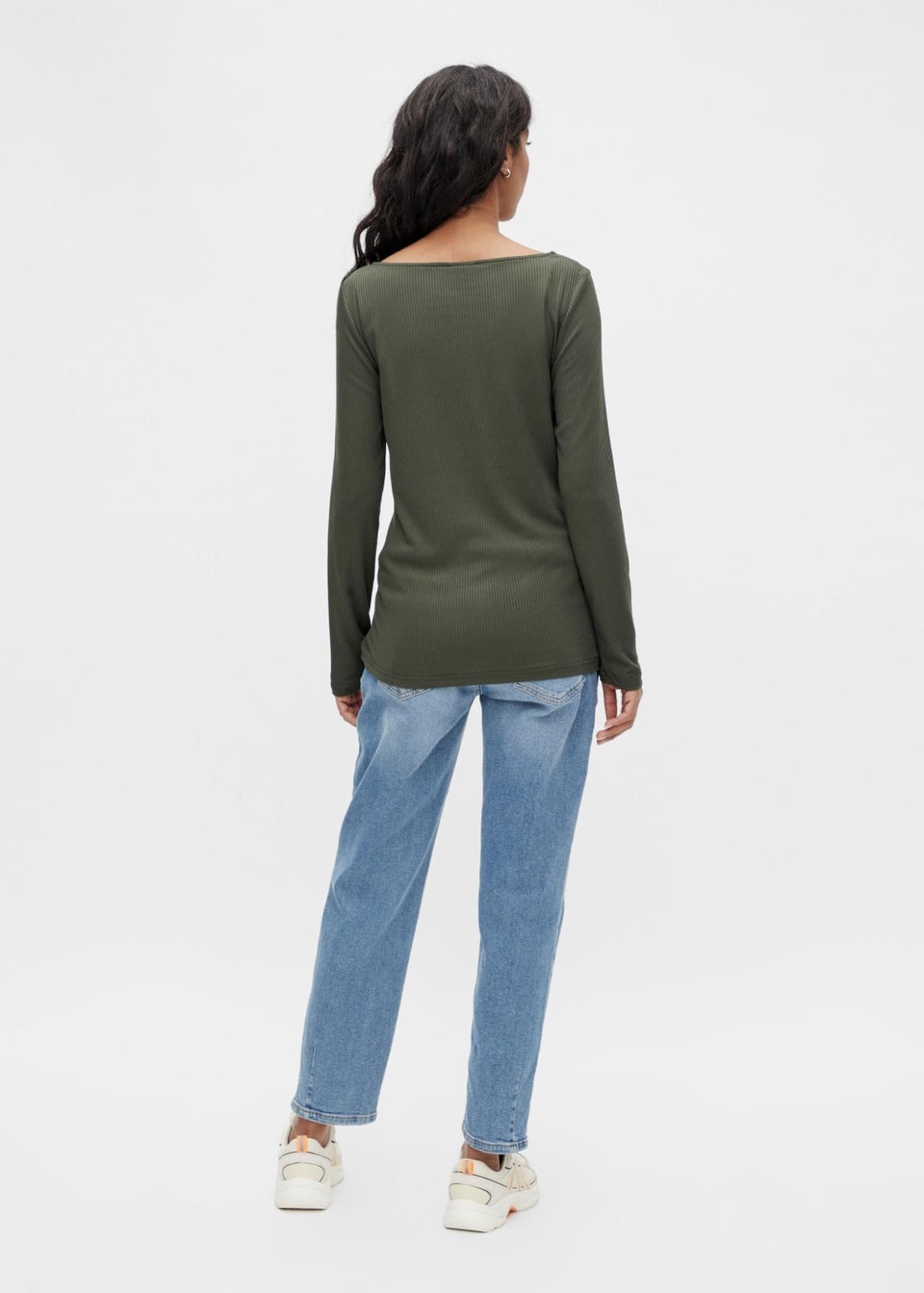 Mamalicious Maternity Green Long Sleeve T Shirt Matalan