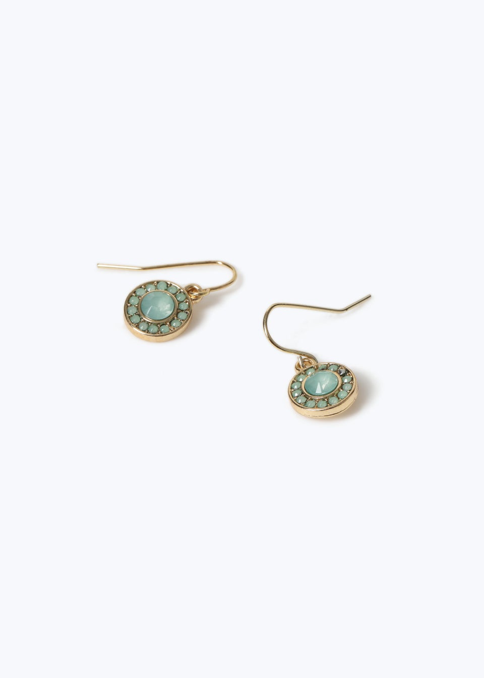 Green Mini Drop Earrings Matalan