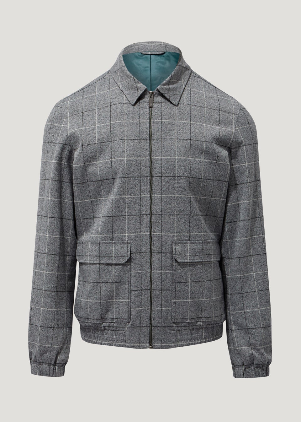 Taylor & Wright Grey Windowpane Co-Ord Shacket