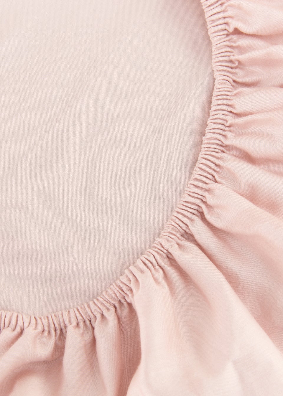 Pink 100% Cotton Fitted Bed Sheet (200 Thread)