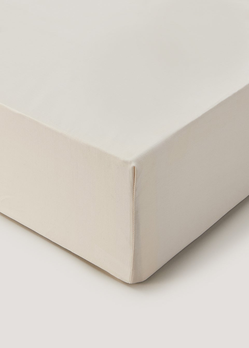 Natural Polycotton Fitted Bed Sheet (144 Thread Count)