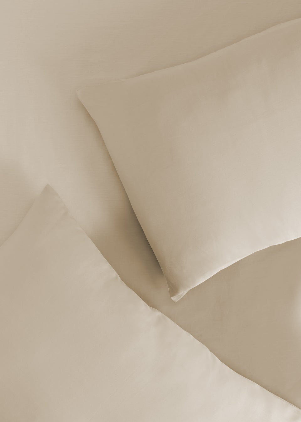 Oatmeal 100% Cotton Housewife Pillowcase Pair (200 Thread)