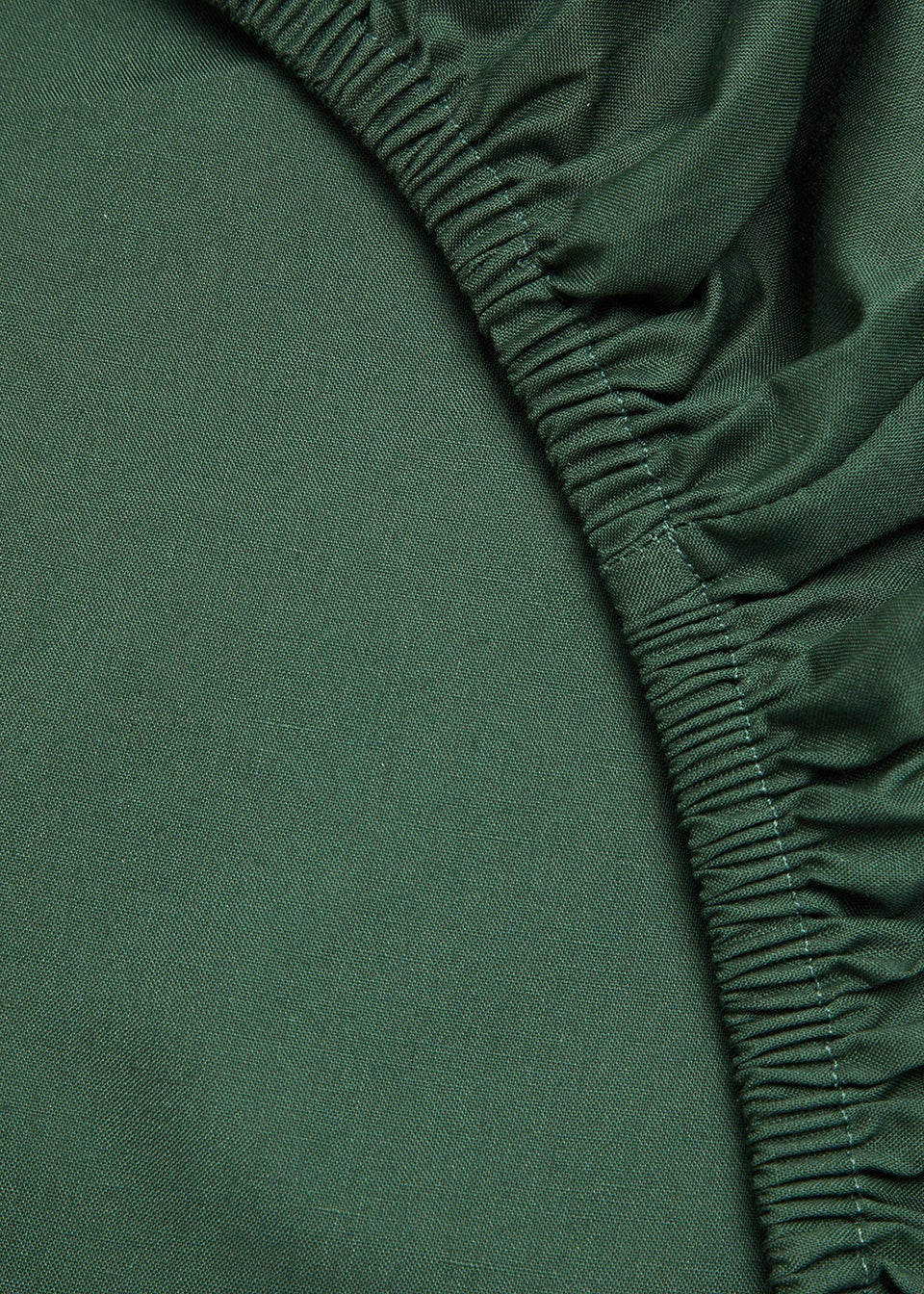 Green Polycotton Fitted Bed Sheet (144 Thread Count)