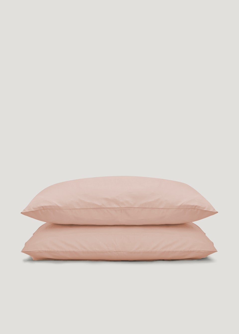 Pink Polycotton Housewife Pillowcase Pair (144 Thread Count)