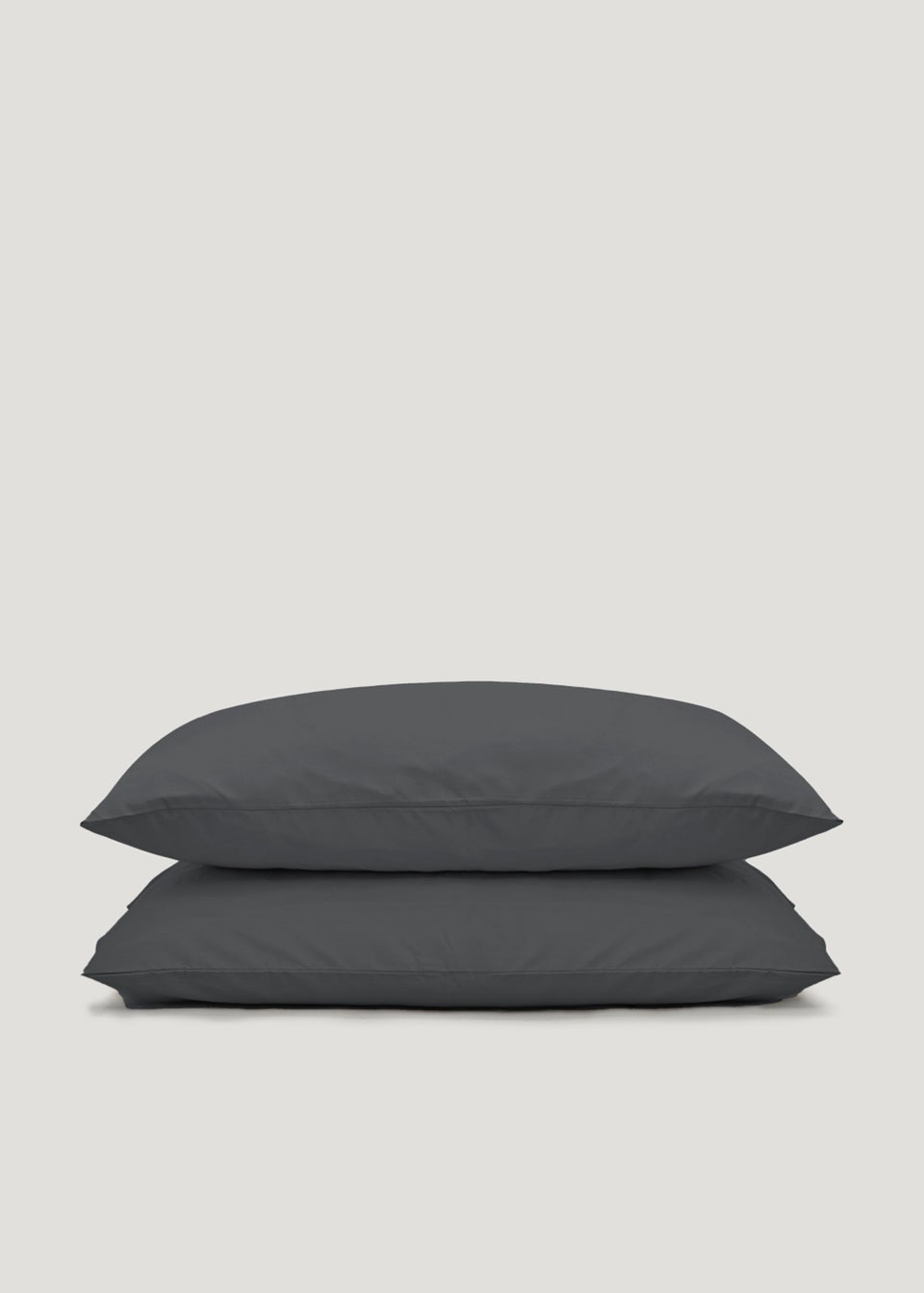Pair Of Plain Dyed PolyCotton Pillowcases - Baby Pink, 50x75cm, 50% Cotton 50% Polyester