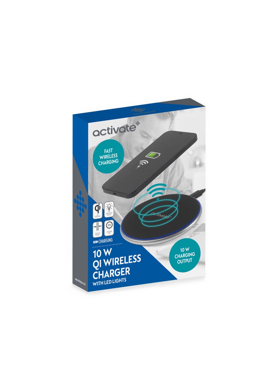 activate 10W QI Wireless Charger