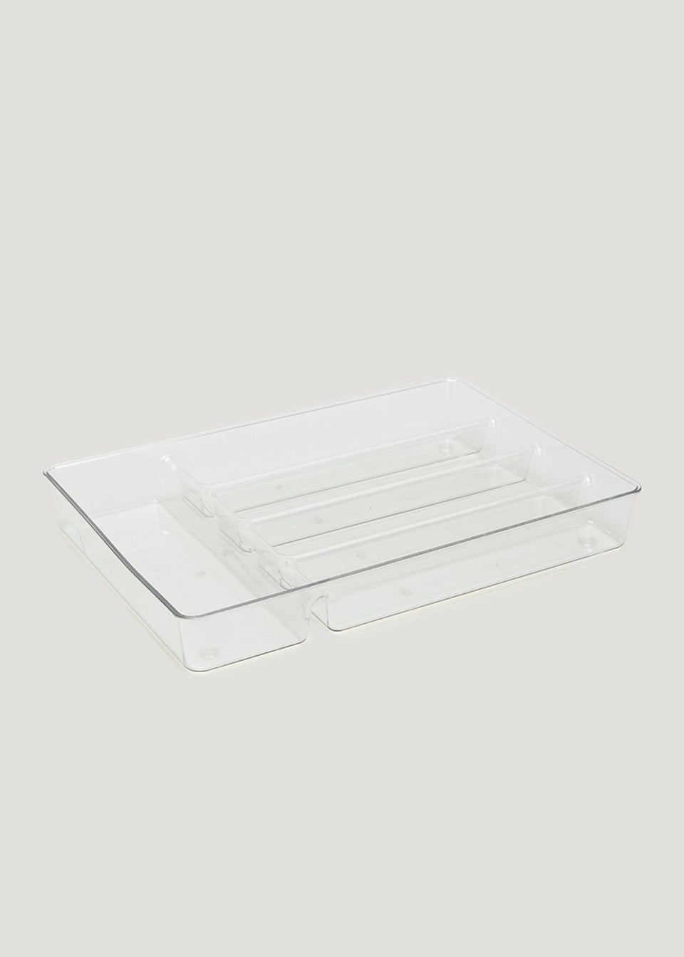 Clear Acrylic Cutlery Organiser Tray (35.5cm x 25cm x 5cm)
