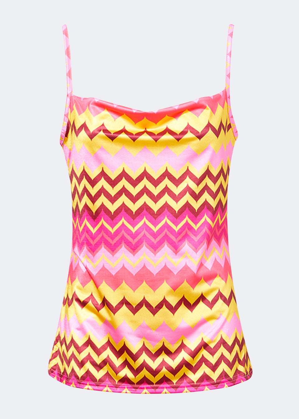 Be Beau Pink Zig Zag Cami Top