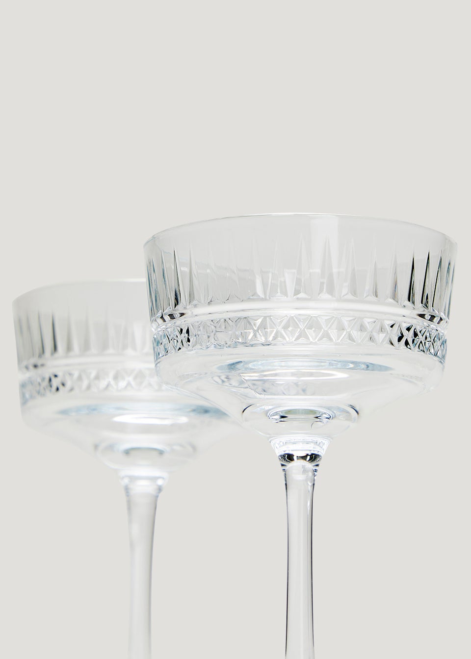 2 Pack Elysia Coupe Glasses (16cm x 10.5cm)
