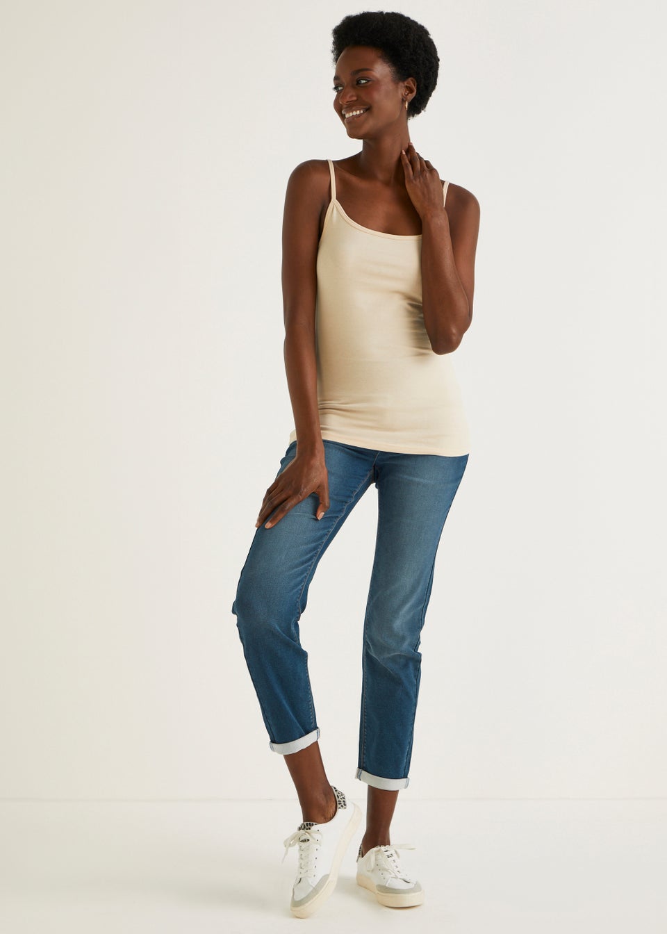 Maternity Jolie Dark Wash Under Bump Relaxed Skinny Jeans