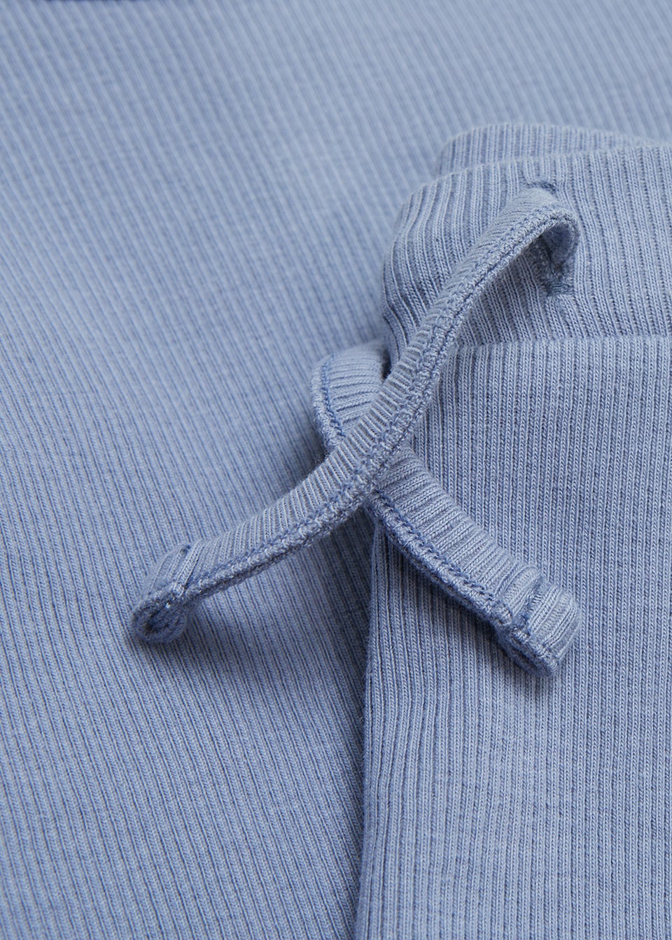 Baby Blue Ribbed Lounge Set (Newborn-23mths)