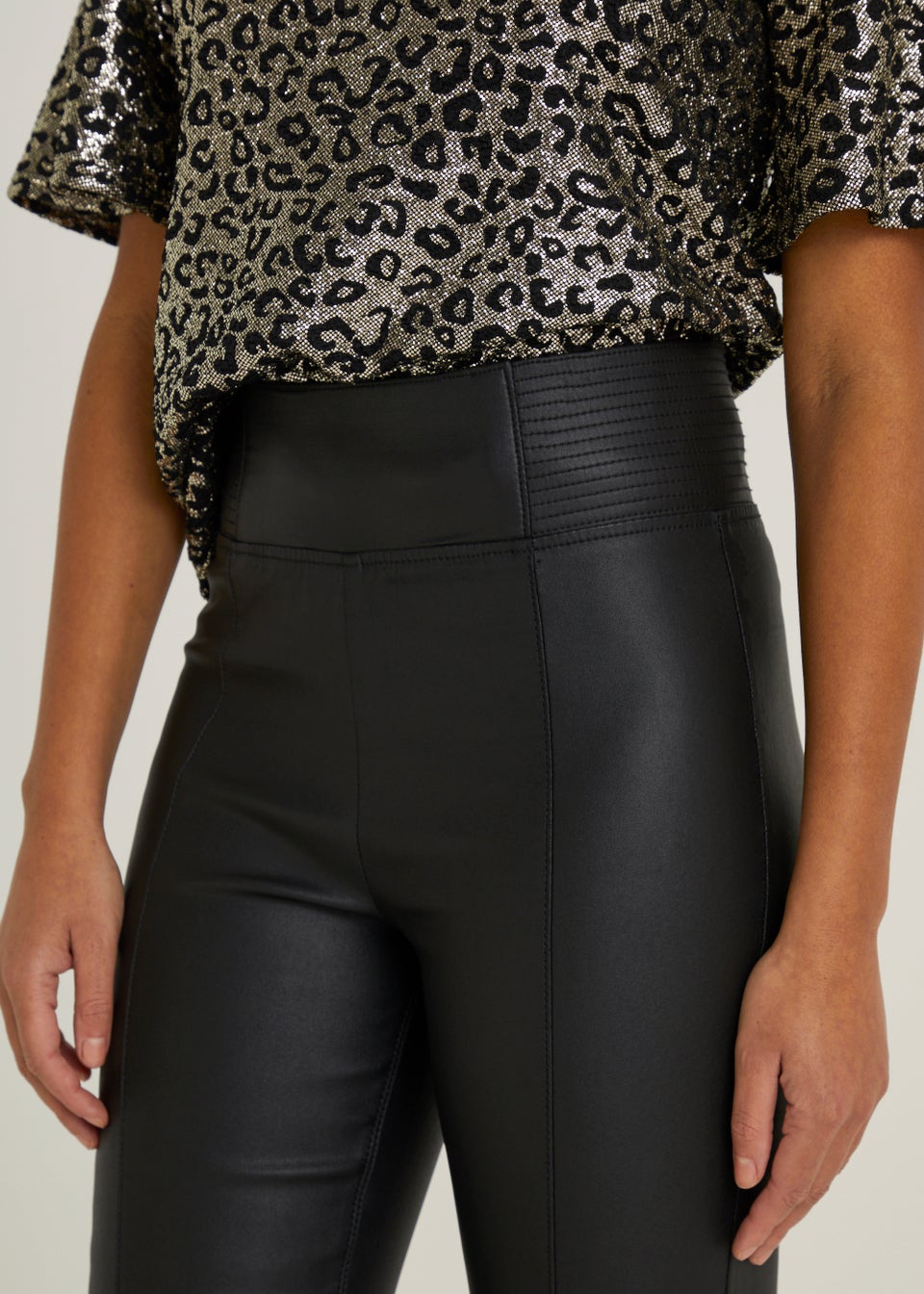 Matalan coated jeggings clearance