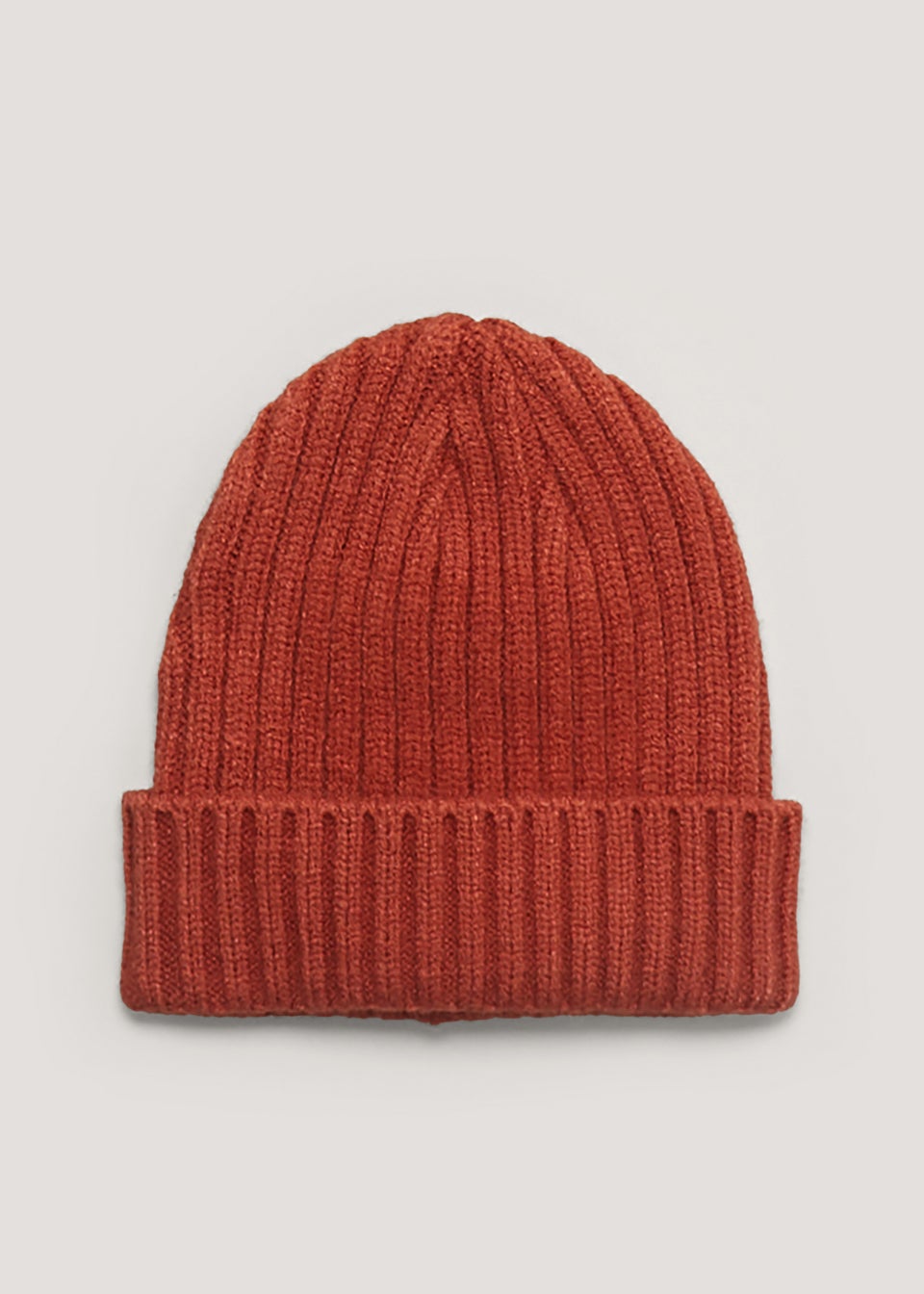 Tan Ribbed Baby Beanie Hat (Newborn24mths) Matalan