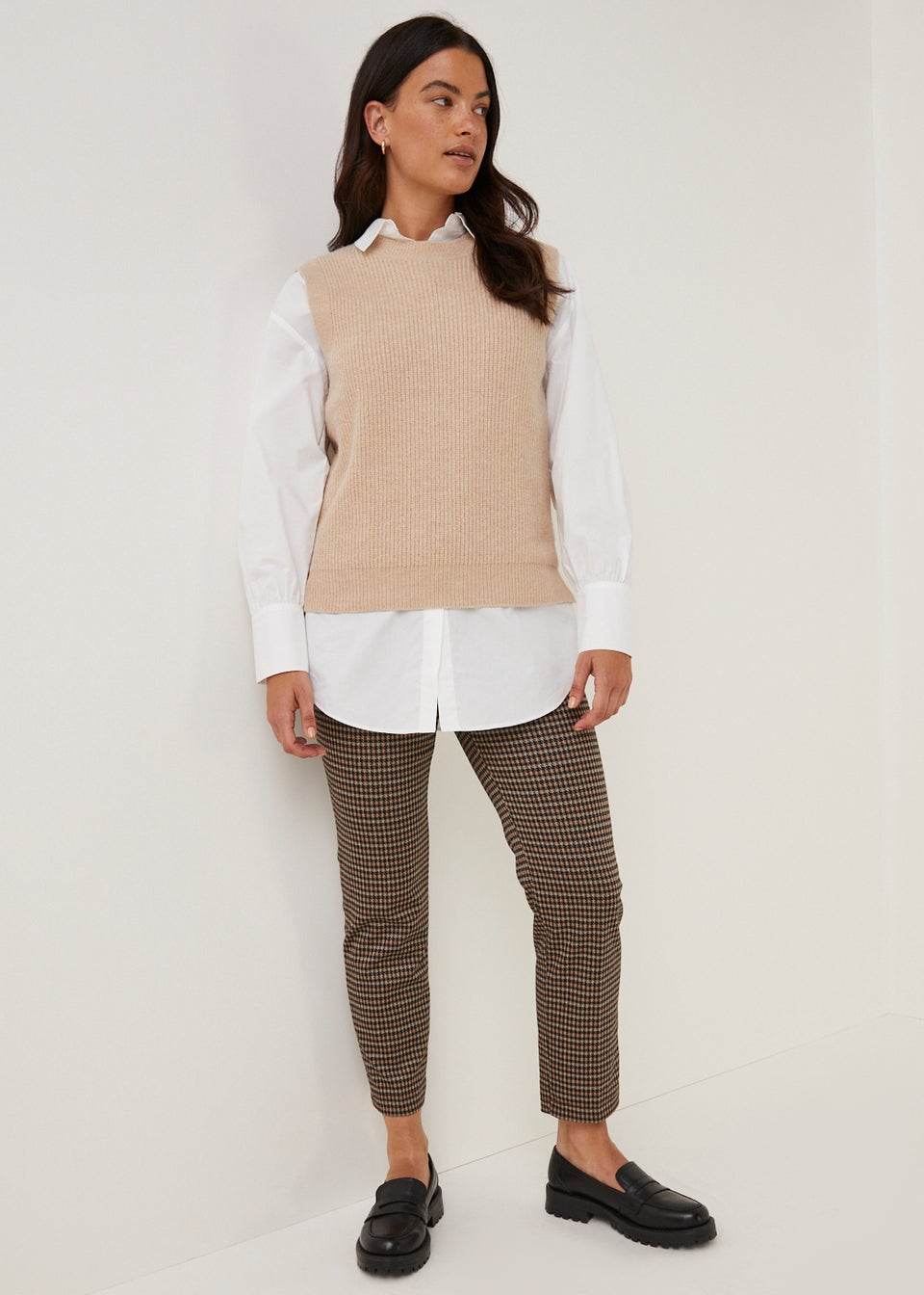 Matalan ladies check trousers clearance