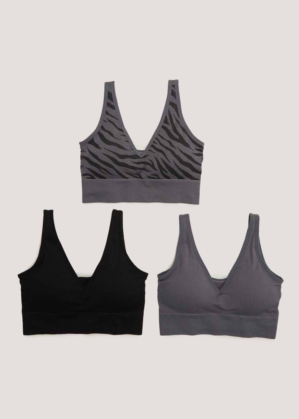 Matalan Pack of 3 Bralet Bras. Rs.4500 To place online orders pls