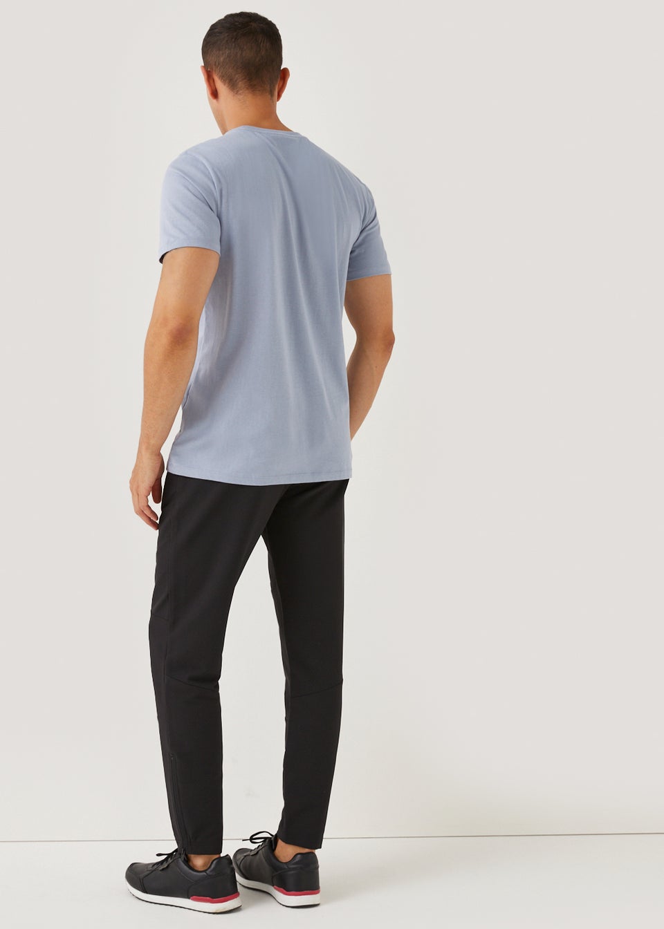 US Athletic Black Woven Tapered Joggers