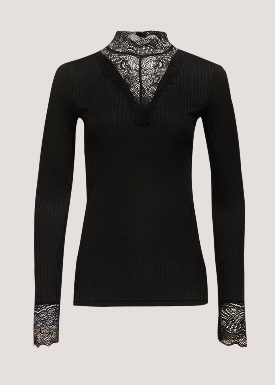 JDY Rine Black Lace Top