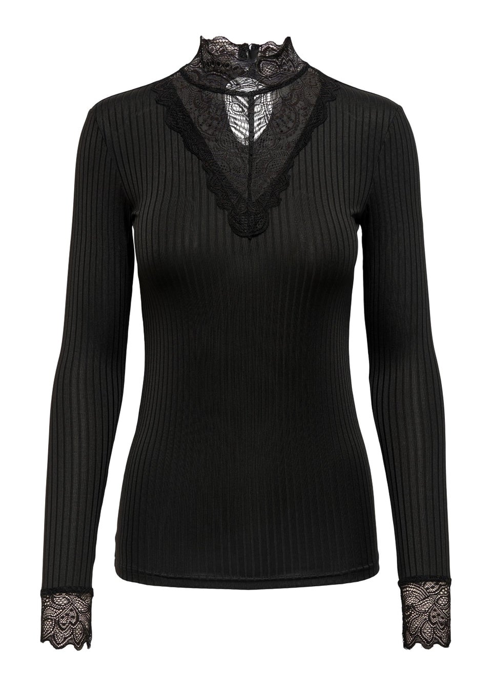JDY Rine Black Lace Top