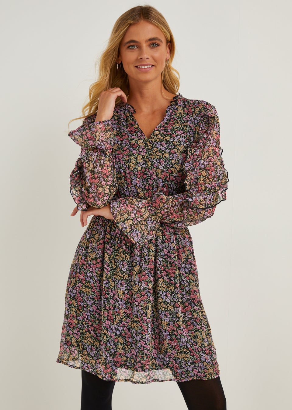 JDY Berry Floral Print Dress