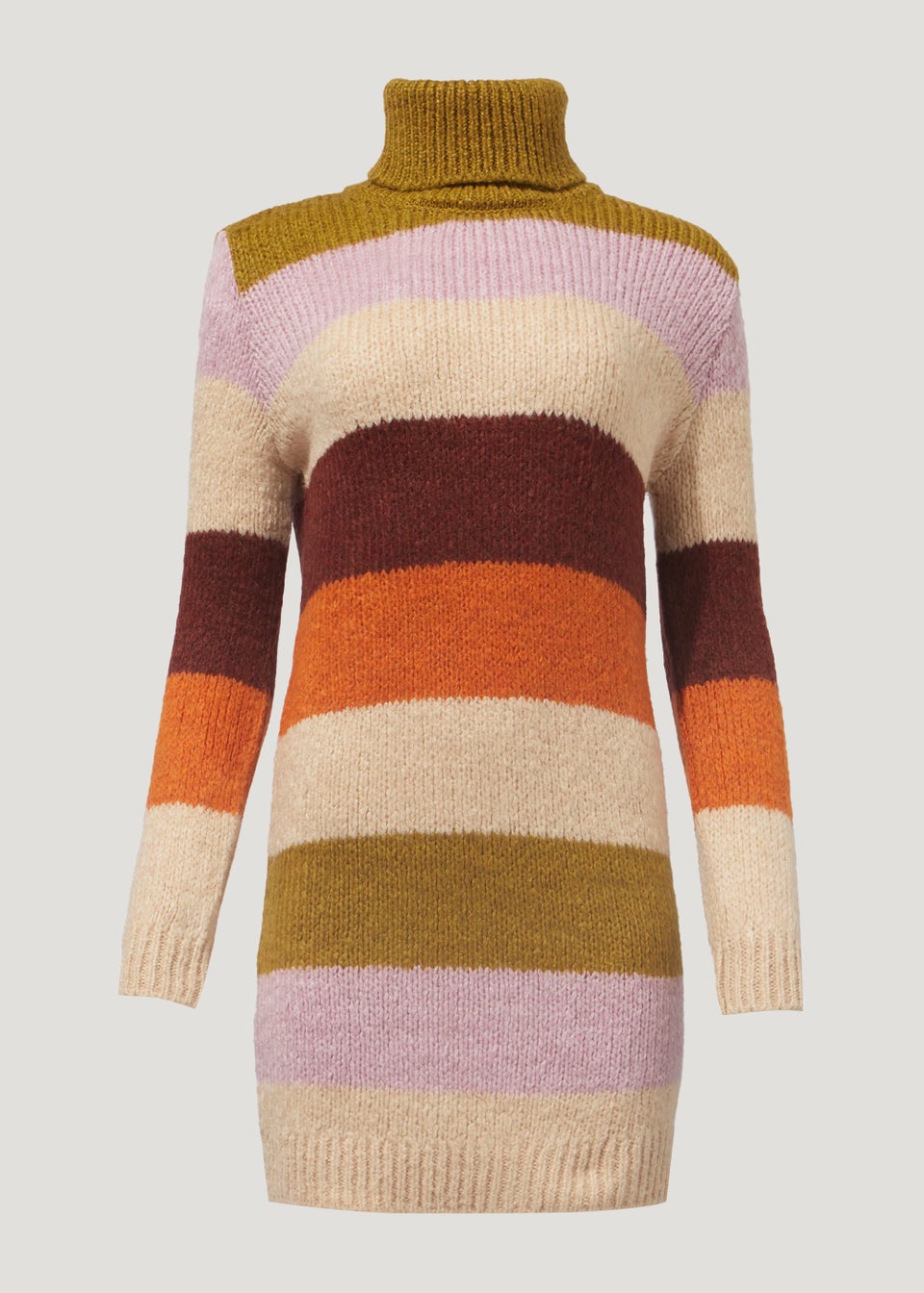 JDY Dinea Stripe Knitted Jumper Dress