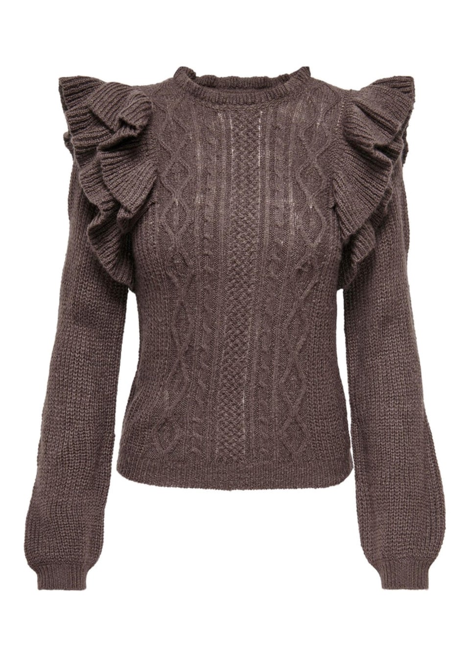 JDY France Brown Jumper