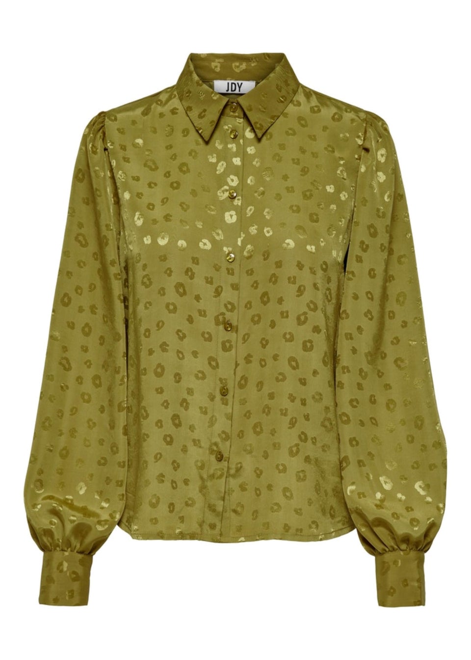 JDY Diffi Green Animal Print Shirt