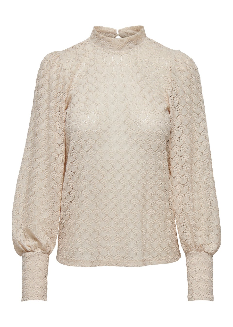 JDY Avery Beige Lace Top