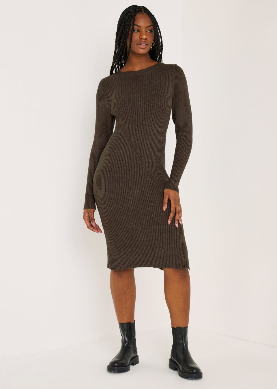 JDY Marco Brown Dress