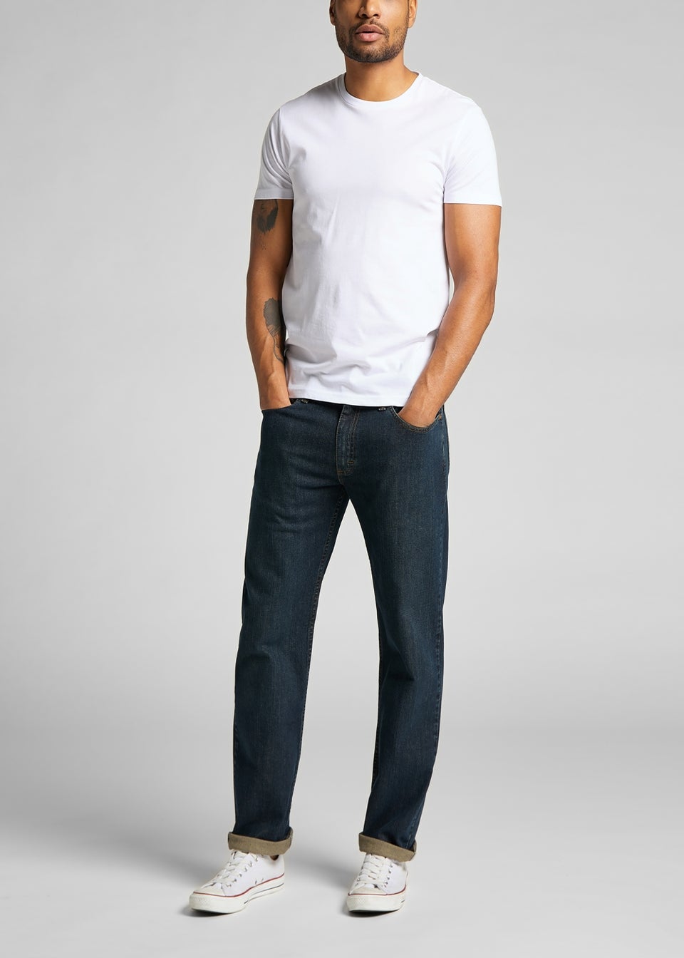 Lee Blue Rinse Regular Fit Jeans