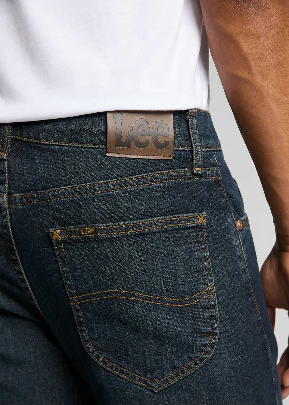 Lee Blue Rinse Regular Fit Jeans