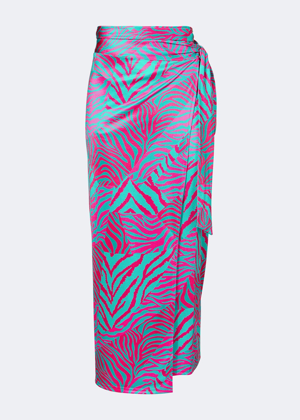 Colorful zebra print skirt shop