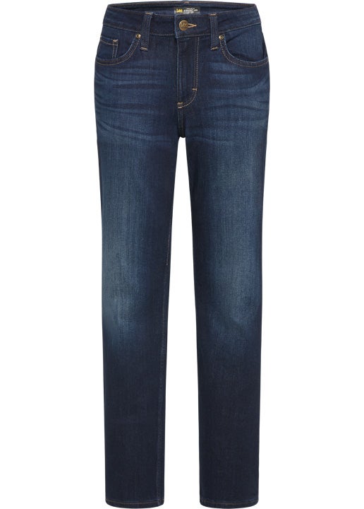 Lee Dark Blue Regular Fit Jeans - Matalan
