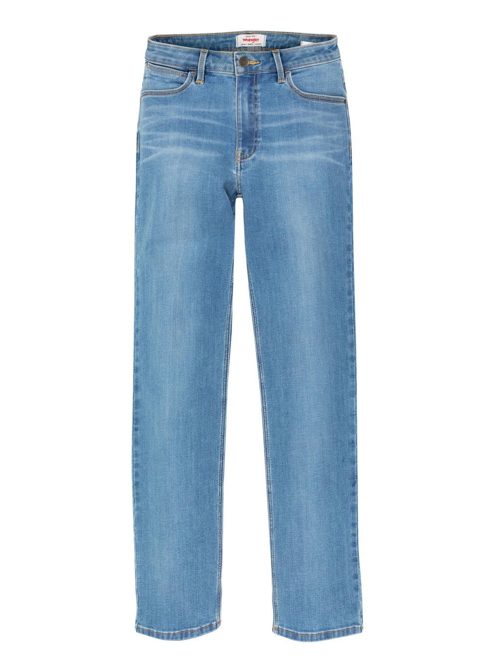 Wrangler Dark Wash Straight Fit Jeans - Matalan